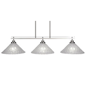 Odyssey - 3 Light Island-9 Inches Tall and 44.5 Inches Wide - 910383