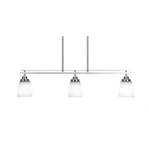 Odyssey - 3 Light Island-8.5 Inches Tall and 36.5 Inches Wide - 910387