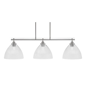 Odyssey - 3 Light Island-11 Inches Tall and 43.25 Inches Length - 1310911