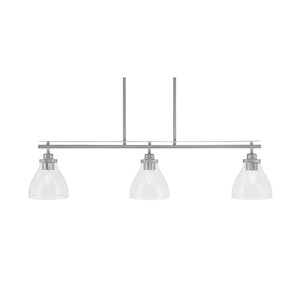 Odyssey - 3 Light Island-9 Inches Tall and 38 Inches Length - 1310904