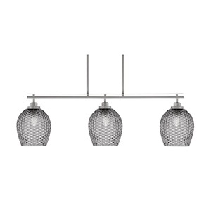 Odyssey - 3 Light Island-11.25 Inches Tall and 39.5 Inches Length - 1310915