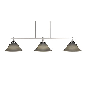 Odyssey - 3 Light Island-7.5 Inches Tall and 42 Inches Wide - 910393