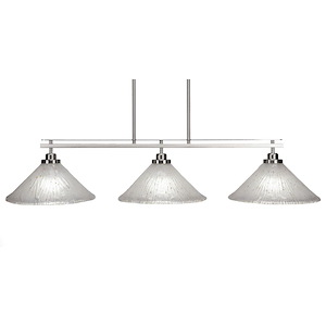 Odyssey - 3 Light Island-8.75 Inches Tall and 44.5 Inches Wide - 910396