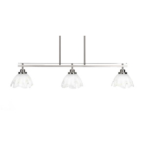 Odyssey - 3 Light Island-7.5 Inches Tall and 38.5 Inches Wide - 910403