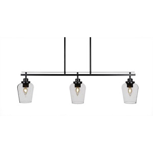 Odyssey - 3 Light Island-9.5 Inches Tall and 37 Inches Wide - 910410