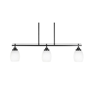 Odyssey - 3 Light Island-9 Inches Tall and 36.75 Inches Wide - 910435
