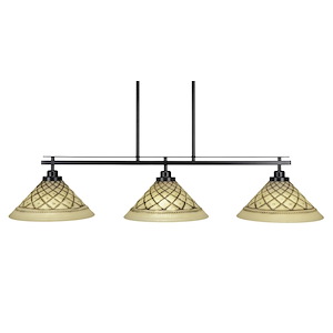 Odyssey - 3 Light Island-8.5 Inches Tall and 43.5 Inches Wide - 910447