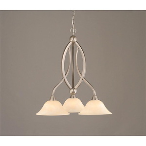 Bow - 3 Light Chandelier-26.75 Inches Tall and 21.75 Inches Wide - 1151905