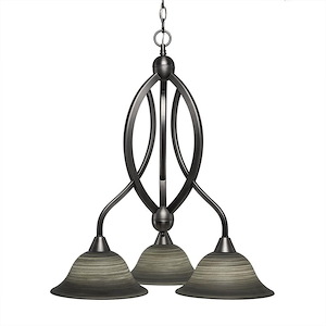 Bow - 3 Light Chandelier-26.75 Inches Tall and 20.5 Inches Wide - 697799