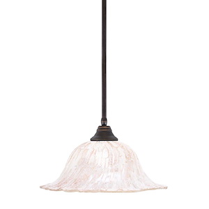Any - 1 Light Stem Pendant With Hang Straight Swivel-8.5 Inches Tall and 17 Inches Wide - 358415