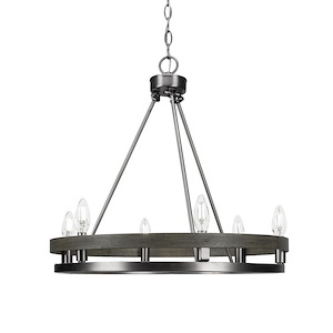 Belmont - 6 Light Chandelier-21 Inches Tall and 22.25 Inches Wide - 1025517