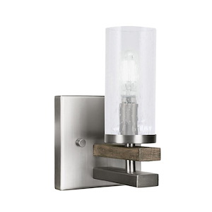 Belmont - 1 Light Wall Sconce-8.25 Inches Tall and 4.75 Inches Wide - 1339450