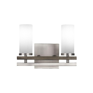 Belmont - 2 Light Bath Bar-8.25 Inches Tall and 10.75 Inches Length - 1339020