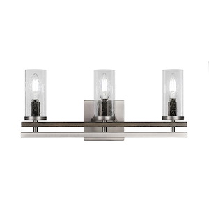 Belmont - 3 Light Bath Bar-8.25 Inches Tall and 18.25 Inches Length - 1339053