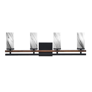 Belmont - 4 Light Bath Bar-8.25 Inches Tall and 26.25 Inches Length - 1283756