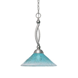 Bow - 1 Light Pendant-19.5 Inches Tall and 16 Inches Wide - 1154197