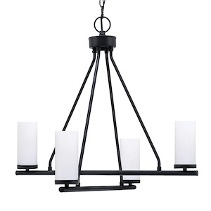 Trinity - 4 Light Up Chandelier-10 Inches Tall and 22 Inches Wide - 1317897
