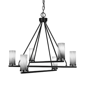 Trinity - 6 Light Chandelier In 21.75 inches Tall and 26 Inches Wide - 1099824