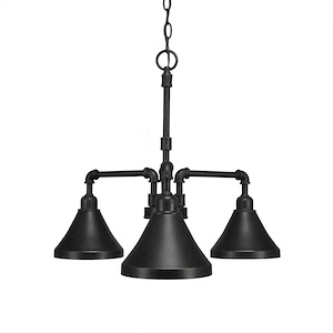 Vintage - 3 Light Chandelier-19.5 Inches Tall and 20.75 Inches Wide - 697975