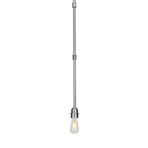 Vintage - 5W 1 LED Stem Mini Pendant With Hang Straight Swivel-7.25 Inches Tall and 2.25 Inches Wide - 698146