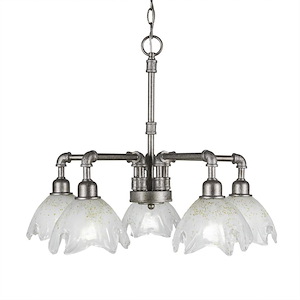 Vintage - 5 Light Chandelier-19 Inches Tall and 23.25 Inches Wide - 549478