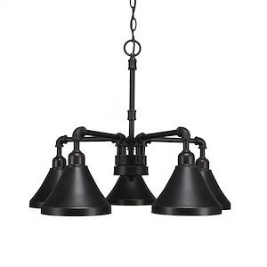 Vintage - 5 Light Chandelier-19.5 Inches Tall and 23.5 Inches Wide - 698144