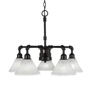 Vintage - 5 Light Chandelier-18.75 Inches Tall and 22.75 Inches Wide - 489959