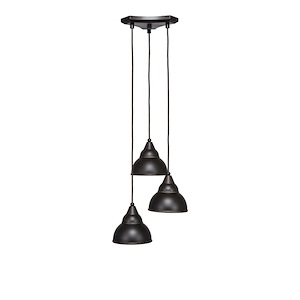 Europa - 3 Light Cluster Pendalier-7 Inches Tall and 13.5 Inches Wide - 698014