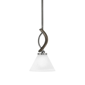 Monterey - 1 Light Mini Pendant-11.25 Inches Tall and 7 Inches Wide - 1310930