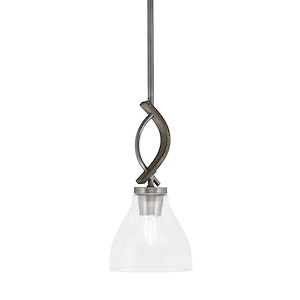 Monterey - 1 Light Mini Pendant-12.75 Inches Tall and 6.25 Inches Wide - 1310938