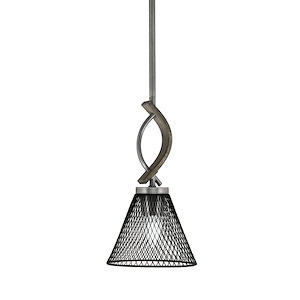 Monterey - 1 Light Mini Pendant-12.5 Inches Tall and 7 Inches Wide - 1310944