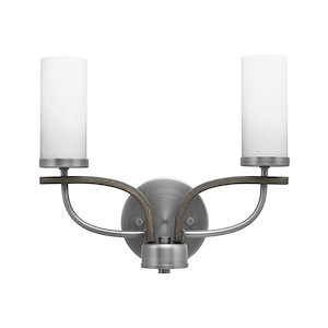 Monterey - 2 Light Bath Bar-11 Inches Tall and 12.5 Inches Length - 1339055