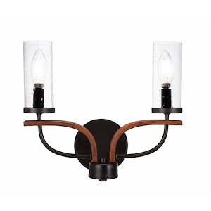 Monterey - 2 Light Bath Bar-11 Inches Tall and 12.5 Inches Length - 1339055