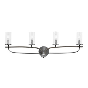 Monterey - 4 Light Bath Bar-11 Inches Tall and 32.25 Inches Length - 1339056