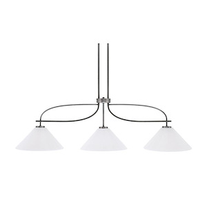 Monterey - 3 Light Bar Chandelier-14.25 Inches Tall and 12 Inches Wide - 1283761