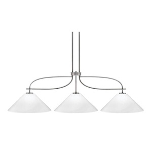Monterey - 3 Light Bar Chandelier-14.5 Inches Tall and 16 Inches Wide - 1270443