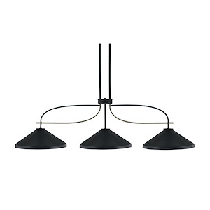 Monterey - 3 Light Bar Chandelier-13 Inches Tall and 14 Inches Wide - 1283763