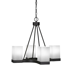 Nouvelle - 4 Light Uplight Chandelier-20.25 Inches Tall and 22.5 Inches Wide - 1339077