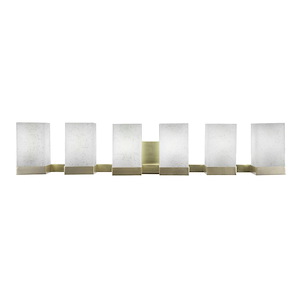 Nouvelle - 6 Light Bath Bar-7.75 Inches Tall and 37 Inches Wide - 732018