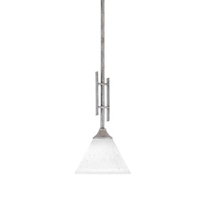Uptowne - 1 Light Stem Hung Mini Pendant-17.25 Inches Tall and 7 Inches Wide - 1340074