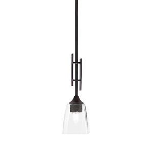 Uptowne - 1 Light Mini Pendant-13.5 Inches Tall and 4.5 Inches Wide - 549477