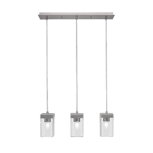 Nouvelle - 3 Light Cluster Pendalier-8 Inches Tall and 4 Inches Wide - 732019