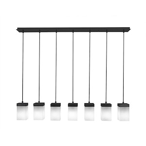 Nouvelle - 7 Light Linear Pendalier-8 Inches Tall and 4 Inches Wide - 732022