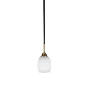 Paramount - 1 Light Mini Pendant-10 Inches Tall and 5 Inches Wide - 1219409