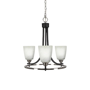 Paramount - 3 Light Up Chandelier-19.25 Inches Tall and 17.25 Inches Wide - 1259755