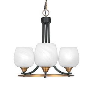 Paramount - 3 Light Chandelier-16.75 Inches Tall - 1218685