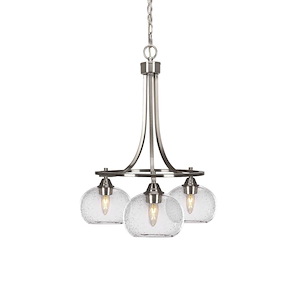 Paramount - 3 Light Down Chandelier-22.5 Inches Tall and 19.75 Inches Wide - 1260366
