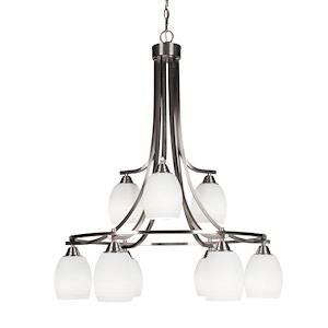 Paramount - 9 Light Chandelier-36 Inches Tall and 30 Inches Wide - 1219200