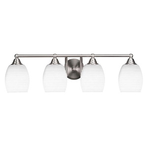 Paramount - 4 Light Bath Bar-7.75 Inches Tall and 30 Inches Wide - 1219104