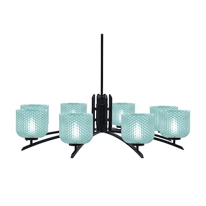 Kurve - 8 Light Chandelier-11 Inches Tall and 36 Inches Wide - 1342047